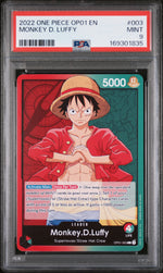 2022 One Piece Romance Dawn Leader Monkey D. Luffy #OP01003 PSA 9