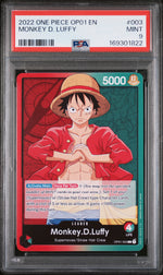 2022 One Piece Romance Dawn Leader Monkey D. Luffy #OP01003 PSA 9