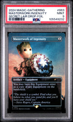 2024 Sld: Captain America English Foil Borderless Masterwork of Ingenuity #863 PSA 9
