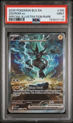 2025 Pokemon Scarlet and Violet Black Bolt Special Illustration Rare Zekrom Ex #166 PSA 9