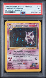 2000 Pokemon Gym Heroes 1st Edition Holo Sabrina's Gengar #14 PSA 5
