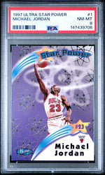1997 Fleer Ultra Star Power Michael Jordan #1 /1 PSA 8