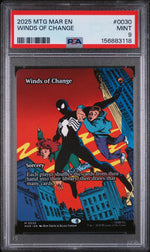 2025 the Gathering Marvel's Spider-Man Marvel Universe Winds of Change #0030 PSA 9