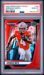 2025 Prizm Draft Picks Prizms Red Jeremiah Smith #160 /399 PSA 10