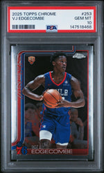 2025 Topps Chrome Vj Edgecombe #253 PSA 10