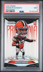 2025 Panini Prizm Prizmania Shedeur Sanders #7 PSA 9