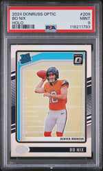 2024 Donruss Optic Rated Rookie Holo Bo Nix #209 PSA 9