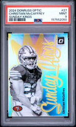 2024 Optic Sunday Kings Christian Mccaffrey #27 PSA 9