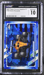2021 Topps Chrome Sapphire #100 Daniel Ricciardo CGC 10