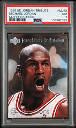 1997 Upper Deck Michael Jordan Tribute Michael Jordan #MJ78 PSA 7
