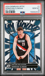 2024 Panini Donruss Optic My House Donovan Clingan #1 PSA 10