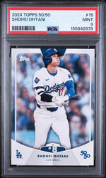 2024 Topps 50/50 Shohei Ohtani #15 PSA 9