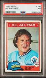 1981 Topps George Brett #700 PSA 7