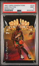 1997 Topps Generations Refractor Gary Payton #G14 PSA 9