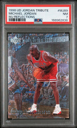 1997 Upper Deck Tribute Reflections Michael Jordan #MJ89 PSA 7