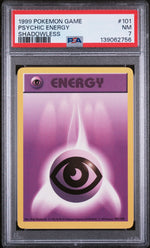 1999 Pokemon Base Set Shadowless Psychic Energy #101 PSA 7