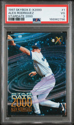 1997 Skybox E-X2000 Star Date 2000 Alex Rodriguez #1 PSA 3