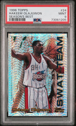 1996 Topps Season's Best Hakeem Olajuwon #SB24 PSA 9