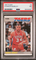 1987 Fleer Charles Barkley #9 PSA 7