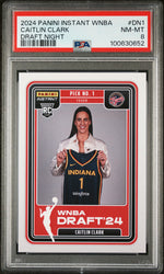 2024 Panini Instant WNBA Draft Night Caitlin Clark #DN1 /45316 PSA 8