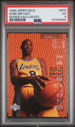 1996 Upper Deck Rookie Exclusives Kobe Bryant #R10 PSA 5