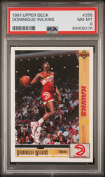 1991 Upper Deck Dominique Wilkins #255 PSA 8