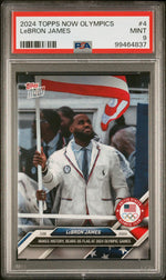 2024 Topps Now Olympic Games LeBron James #4 /13953 PSA 9