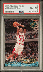 1995 Stadium Club Michael Jordan #1 PSA 8