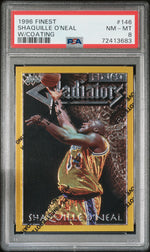 1996 Finest W/Coating Shaquille O'Neal #146 PSA 8