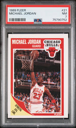 1989 Fleer Michael Jordan #21 PSA 7