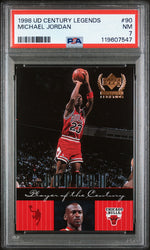 1999 Upper Deck Century Legends Michael Jordan #90 PSA 7