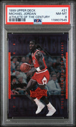 1999 Upper Deck Michael Jordan Athlete of the Century Michael Jordan #21 PSA 8