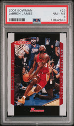2004 Bowman LeBron James #23 PSA 8