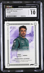 2023 Topps Eccellenza Fernando Alonso Eccellenza /25 CGC 10