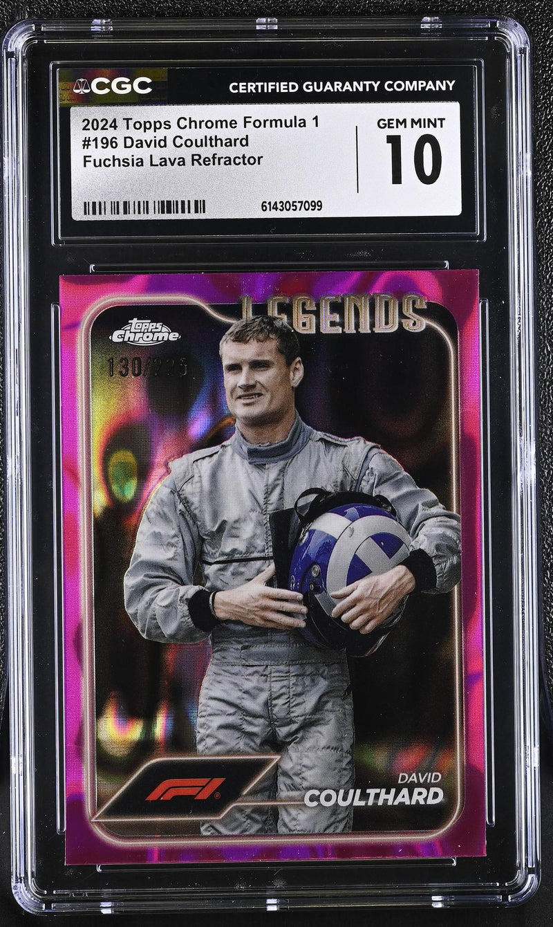 2024 Topps Chrome #196 David Coulthard Legends /399 CGC 10