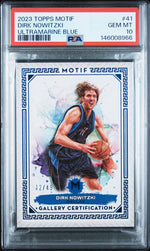 2023 Topps Motif Ultramarine Blue Dirk Nowitzki #41 PSA 10