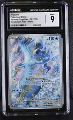 2025 #161/159 Articuno Journey Together CGC 9