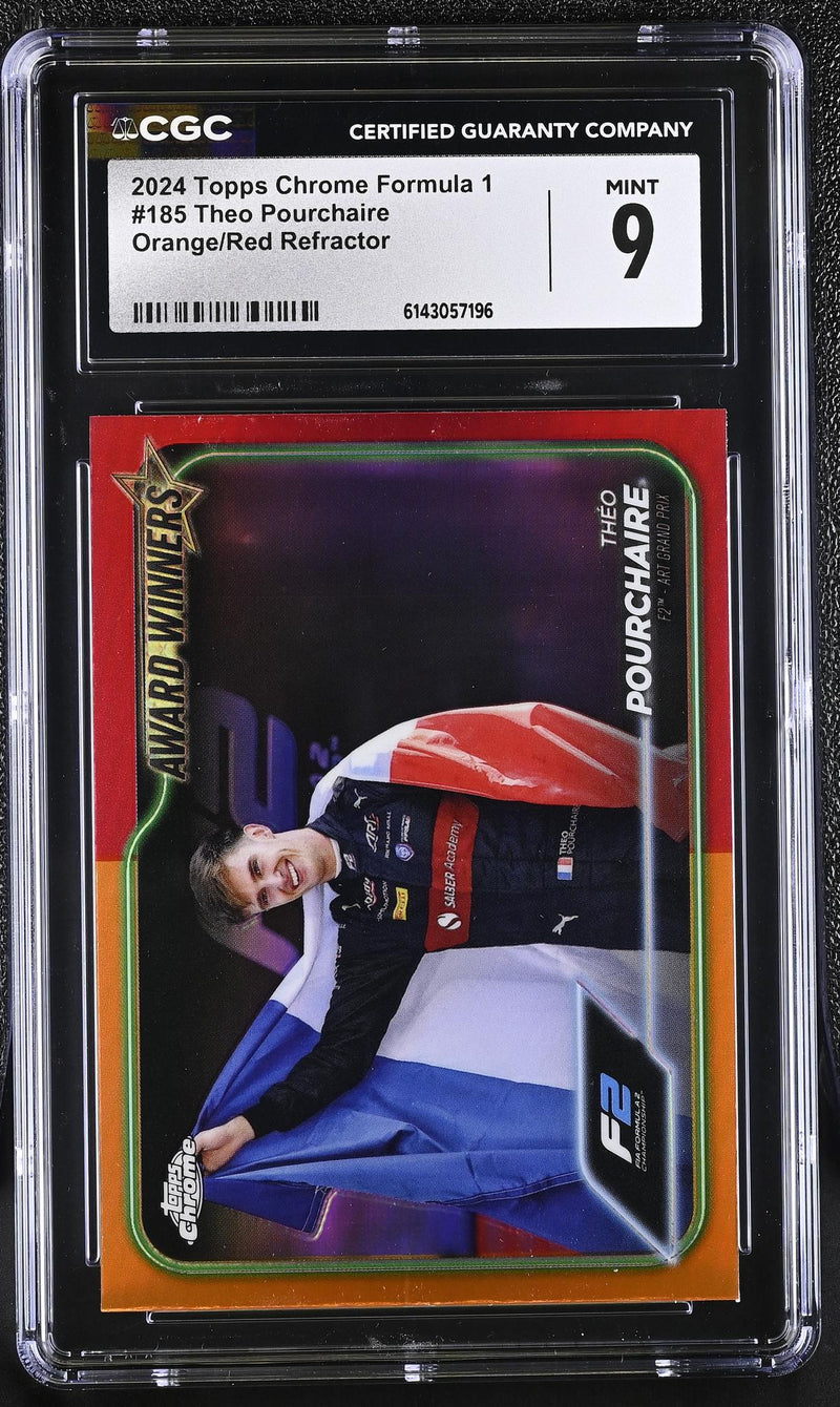 2024 Topps Chrome #185 Theo Pourchaire Award Winners CGC 9