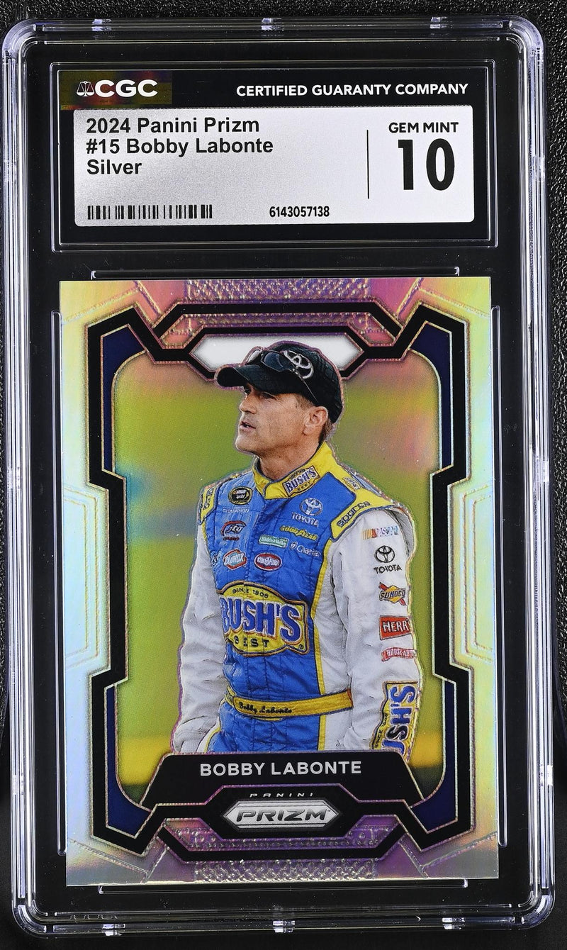 2024 Prizm #15 Bobby Labonte Silver CGC 10
