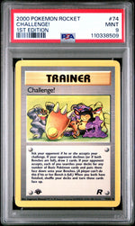 2000 Pokemon Team Rocket 1st Edition Challenge! #74 PSA 9