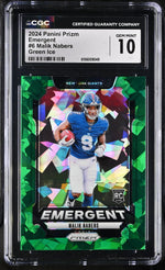 2024 Prizm #6 Malik Nabers Emergent CGC 10