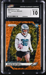 2024 Prizm #381 Quinyon Mitchell Lazer CGC 10