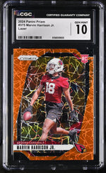 2024 Prizm #375 Marvin Harrison Jr. Lazer CGC 10