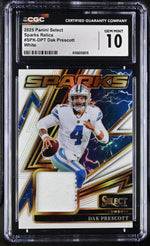 2025 Select #SPK-DPT Dak Prescott Sparks Relics CGC 10