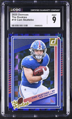 2025 Donruss #19 Cam Skattebo The Rookies CGC 9