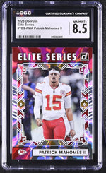 2025 Donruss #TES-PMA Patrick Mahomes II Elite Series CGC 8.5