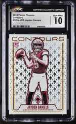 2024 Phoenix #CON-JDS Jayden Daniels Contours CGC 10