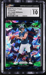 2024 Prizm #25 Caleb Williams Fireworks CGC 10