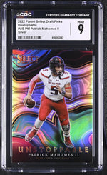 2022 Select #US-PM Patrick Mahomes II Unstoppable CGC 9