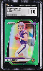 2024 Prizm #400 J.J. McCarthy CGC 10